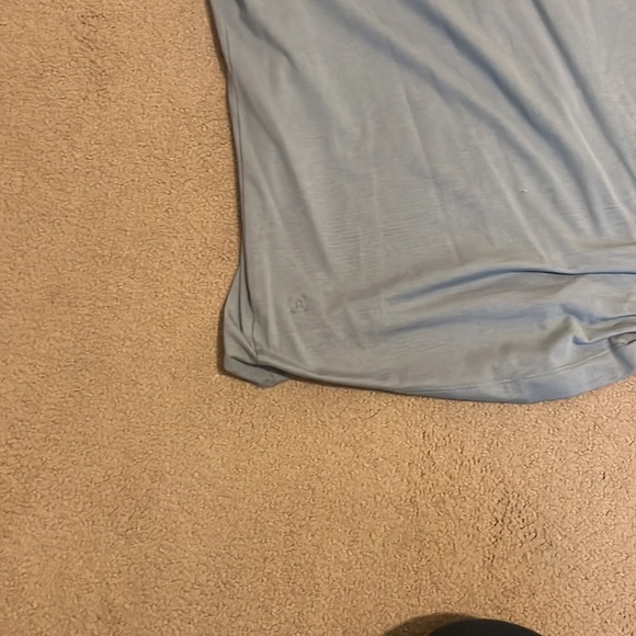 Lululemon collared shirt very few times worn! Light blue - Picture 2 of 3